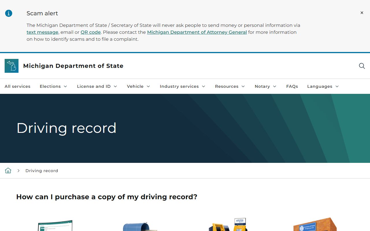 Otsego County traffic court records compared with the Michigan state driver record